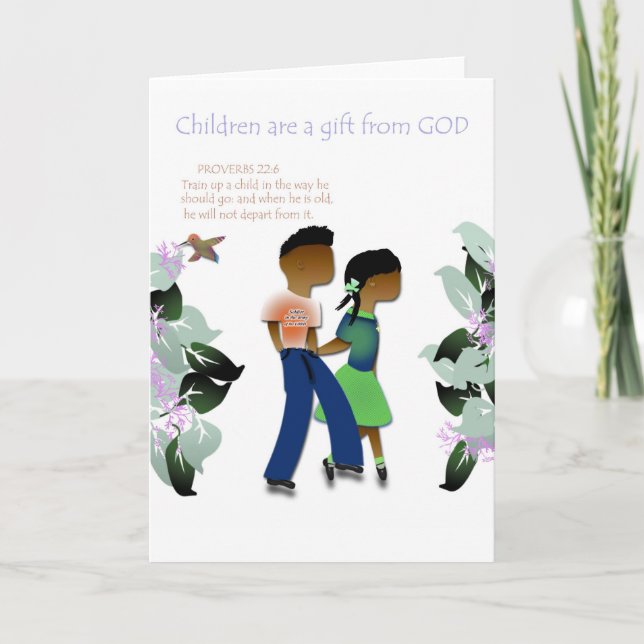 Inspirational greeting card (Front)