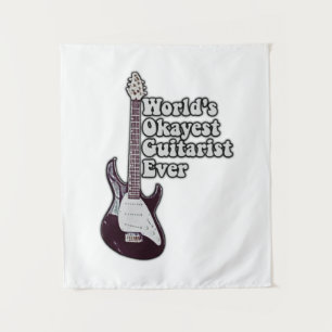 inspirational guitar quote for guitar players tapestry