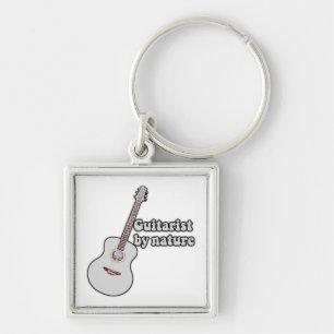 inspirational guitar quote for guitarists keychain