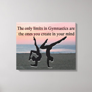 INSPIRATIONAL GYMNAST CANVAS PRINT