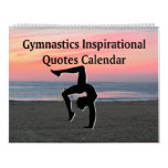 Inspirational Gymnastics Calendar at Zazzle