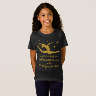 inspirational gymnastics quote gymnast fans shirt