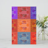 Inspirational Have a Nice Day Checkered Pop Text  (Standing Front)