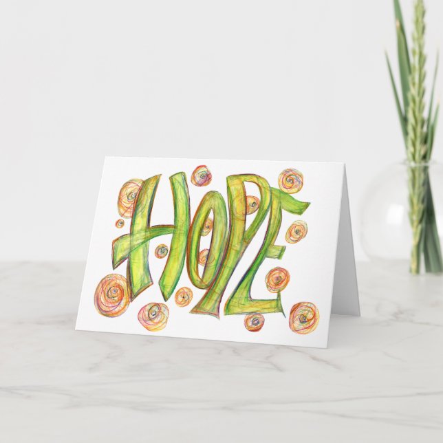 Inspirational Healing Hope Card (Front)