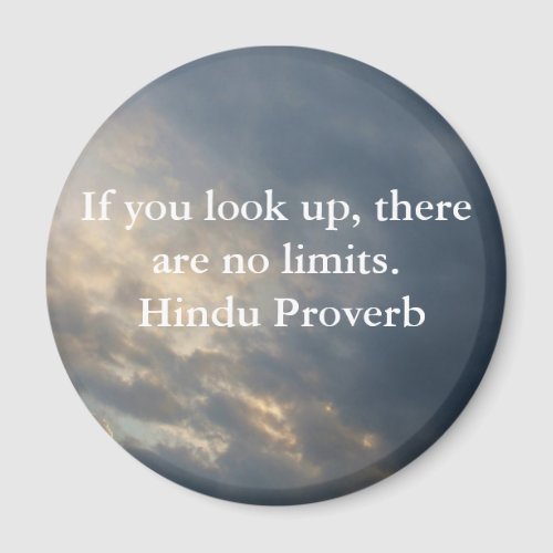 inspirational Hindu Proverb from India Magnet