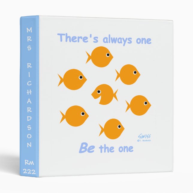 Inspirational Home Schooler Cute All Purpose Binder (Front/Spine)