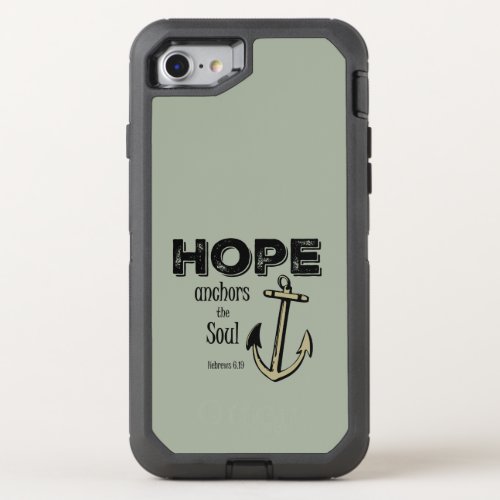 Inspirational Hope Bible Verse OtterBox Defender iPhone SE87 Case