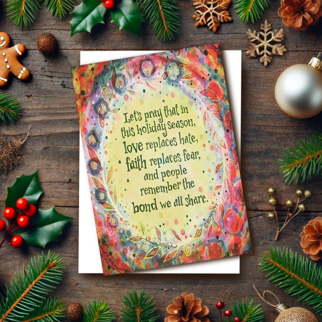 Inspirational Hopeful Holiday Season Christmas Card (Creator Uploaded)
