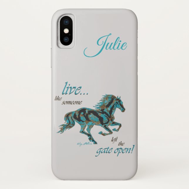 Inspirational Horse Case-Mate iPhone Case (Back)