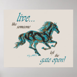 Inspirational Horse Poster