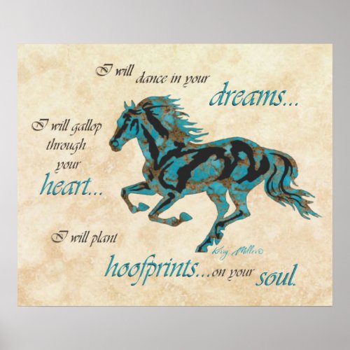 Inspirational Horse Poster