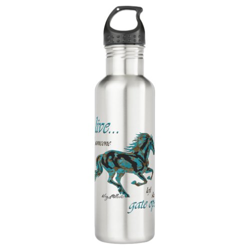 Inspirational Horse Stainless Steel Water Bottle