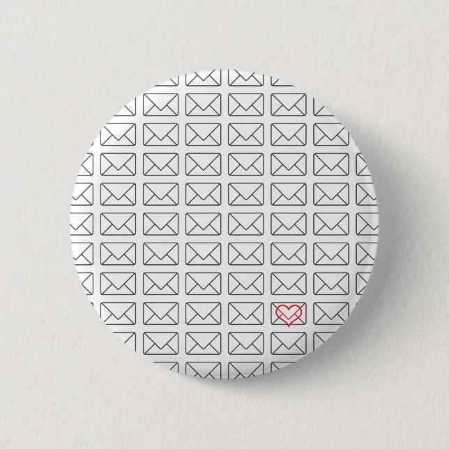 Inspirational I Love you note Button (Front)