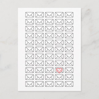 Inspirational I Love you note Postcard
