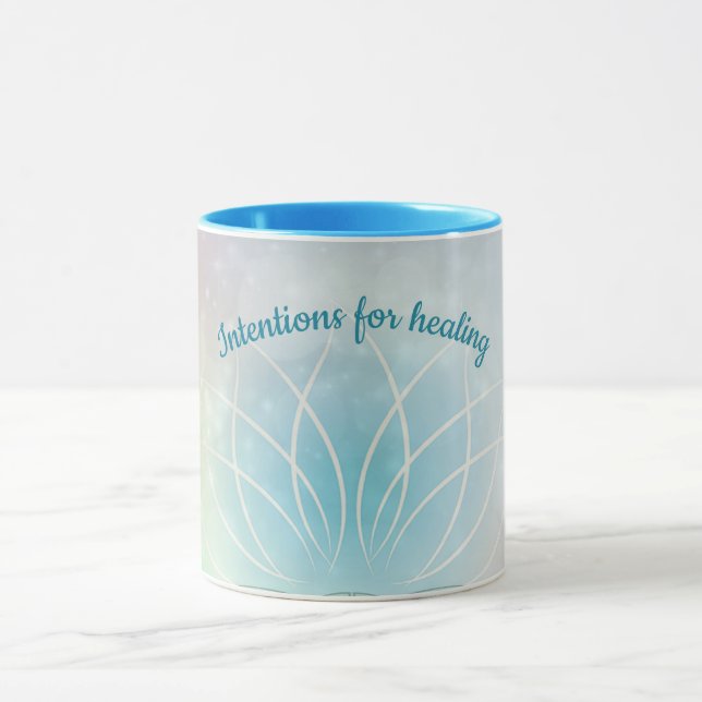 Inspirational Intentions for healing Mug (Center)