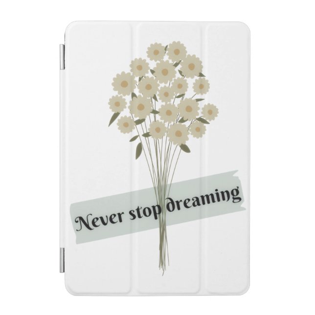 Inspirational iPad Case – Positive Quote Design (Front)