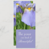 Inspirational Iris Bookmark (Front/Back)