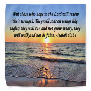 INSPIRATIONAL ISAIAH 40:31 BANDANA