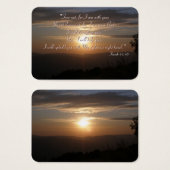 Inspirational - Isaiah 41;10 - Chubby B. Card (Front & Back)