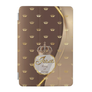 Inspirational Jesus Crown Neutral King of Kings iPad Mini Cover
