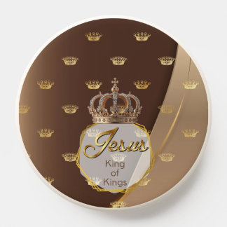 Inspirational Jesus Neutral  Crown King of Kings PopSocket