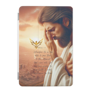 Inspirational Jesus Weeping Gold Dove Faith iPad Mini Cover