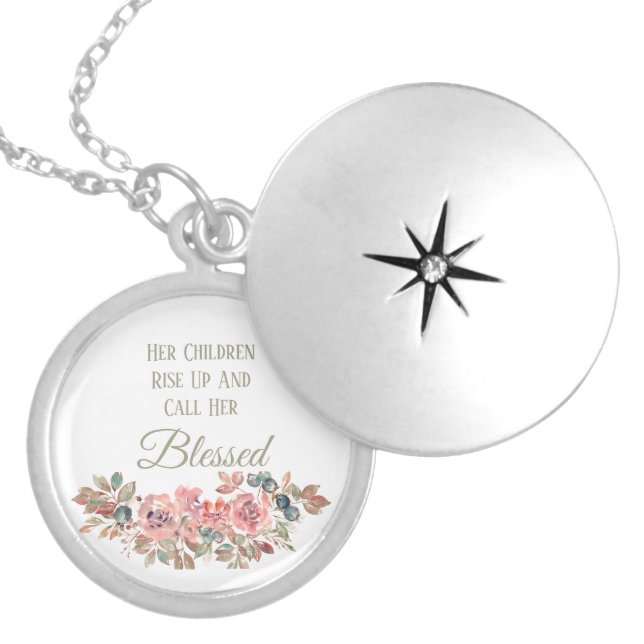 Inspirational Jewelry Necklace For Mom (Front)
