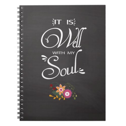 Inspirational Journal It Is Well With My Soul