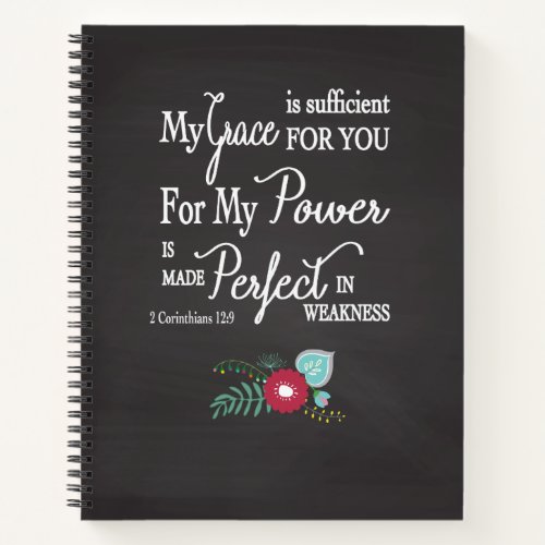 Inspirational Journal My Grace is Sufficient