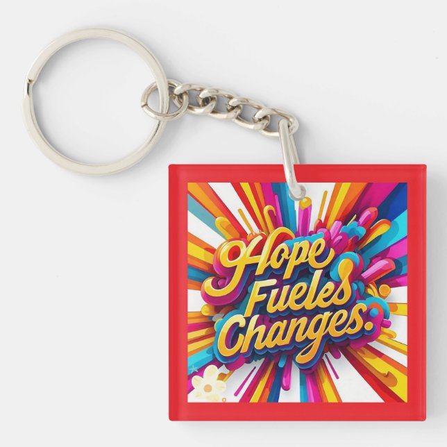 "Inspirational Journey" Keychain (Front)