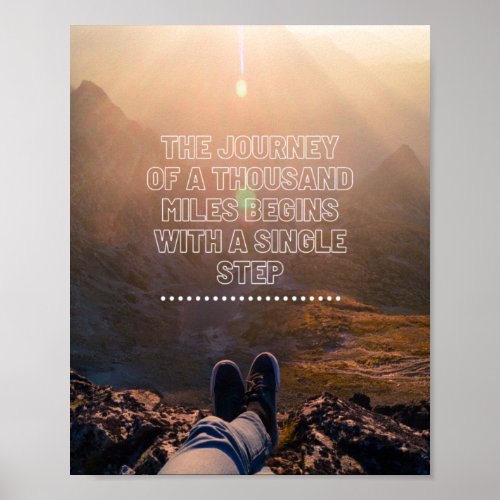 Inspirational Journey Poster