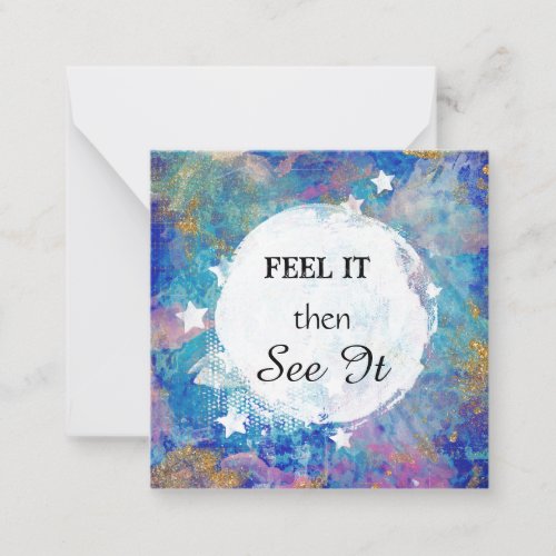  Inspirational Kindness FEEL IT  AP62  Note Card