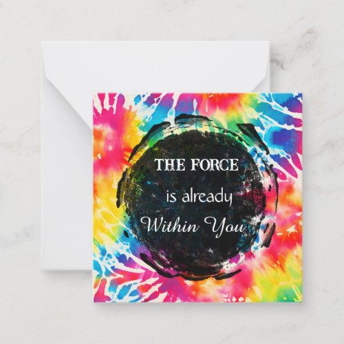  Inspirational Kindness Force  AP62 Note Card