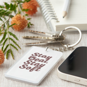 Inspirational Kindness Quote with Cozy Bear Keychain