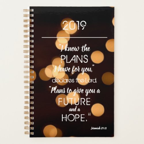 Inspirational Know The Plans Jeremiah 2911 Lights Planner