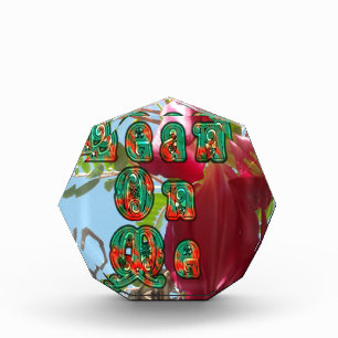 Inspirational Lean On Me Floral Skyward Art Print Award