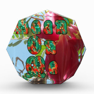 Inspirational Lean On Me Floral Skyward Art Print Award