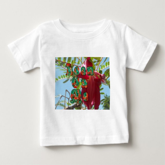 Inspirational Lean On Me Floral Skyward Art Print  Baby T-Shirt (Front)