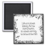 Inspirational Learning To Dance In The Rain Quote Magnet at Zazzle