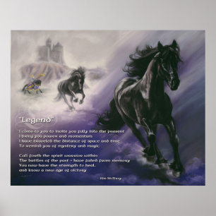 Inspirational Legend by Kim McElroy Poster