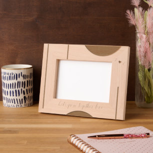 Inspirational "Let’s Grow Together" Picture Engraved Frames