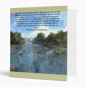 Inspirational Life Changes 3 Ring Binder