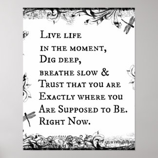 Inspirational Life Quote Poster