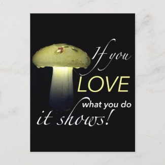 Inspirational Life Quote Typography Mushroom
