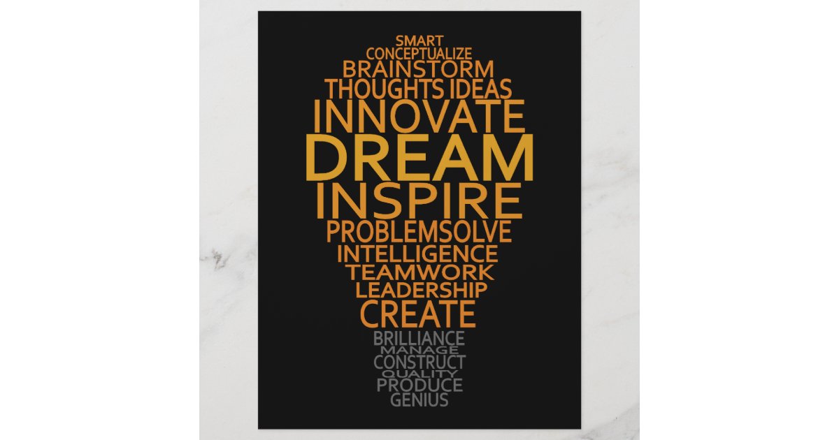 inspirational light bulb custom flyers zazzle com free e invitations with rsvp