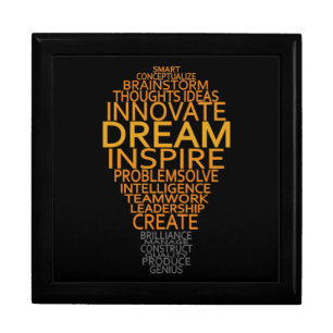 Inspirational Light Bulb custom gift / jewelry box
