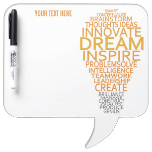 Inspirational Light Bulb custom message board