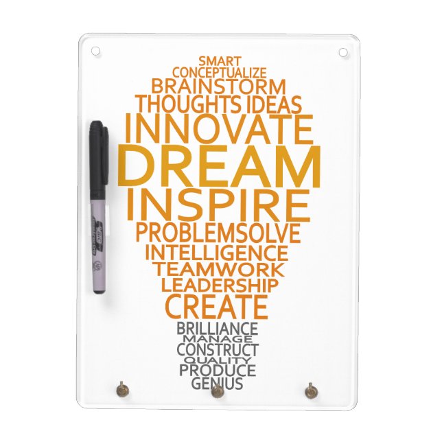Inspirational Light Bulb custom message board (Front)