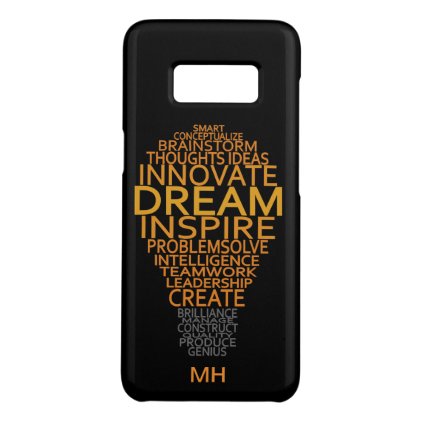 Inspirational Light Bulb custom monogram cases