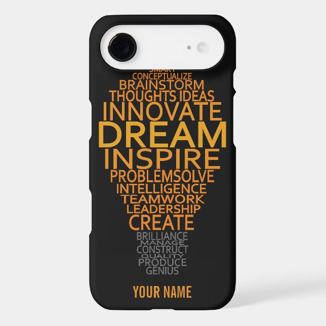 Inspirational Light Bulb custom phone cases (Back)